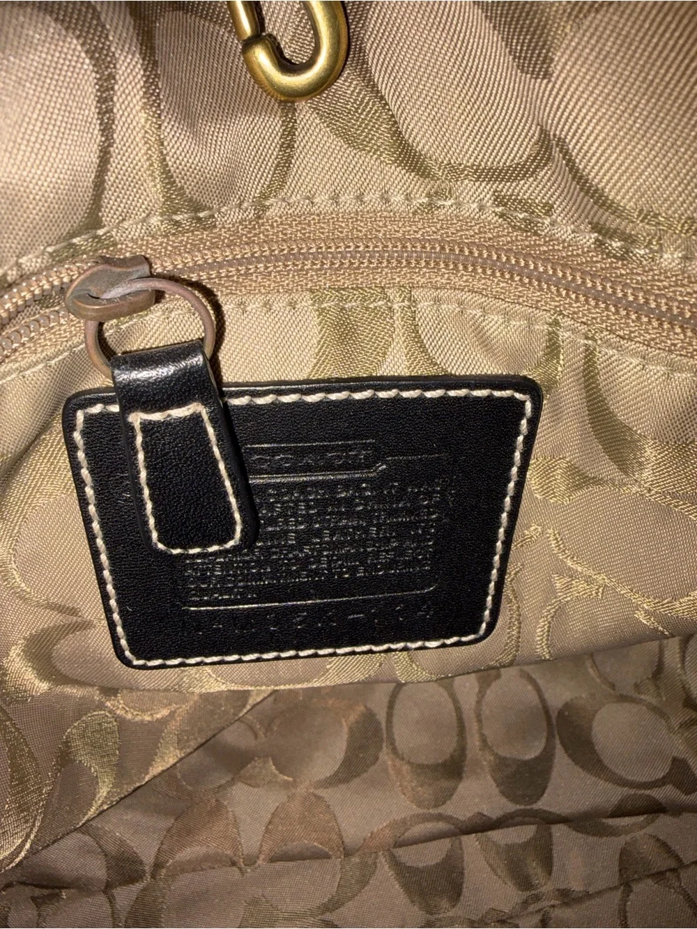 Coach Legacy Straw Tote Bag